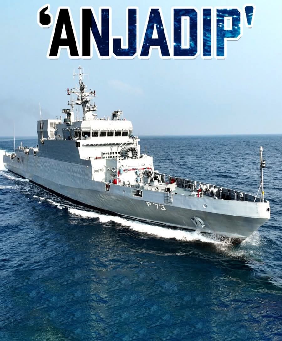 भिलाई के इस्पात से समुद्र की सुरक्षा में उतरा INS Anjadip, SAIL की रक्षा क्षेत्र में बढ़ी भूमिका